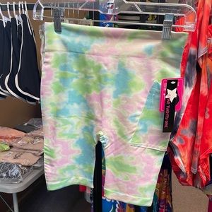 Womens Stretchy Biker shorts with pocket